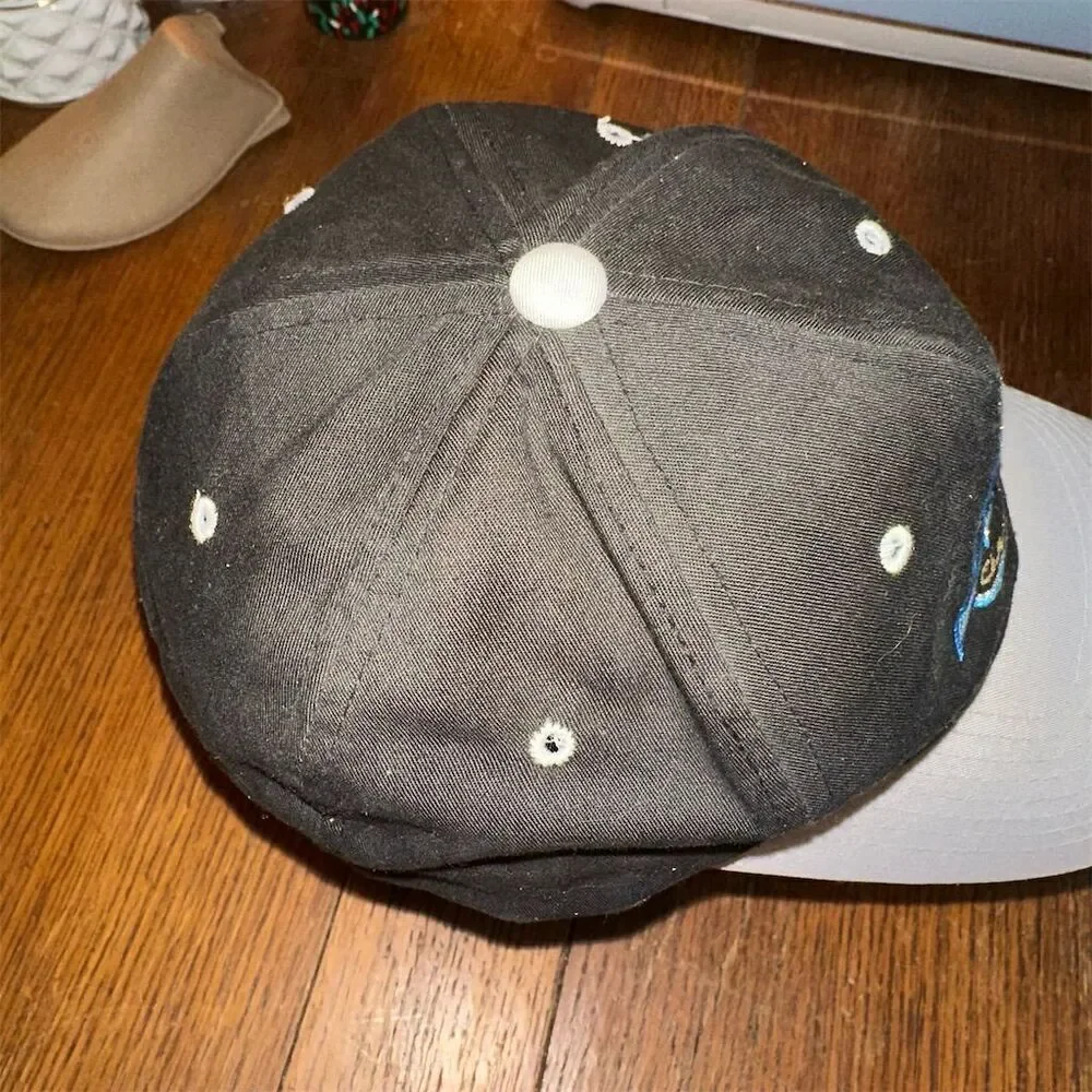 Vintage Chevrolet Snapback Hat Black Unisex Embroidered Logo Adjustable